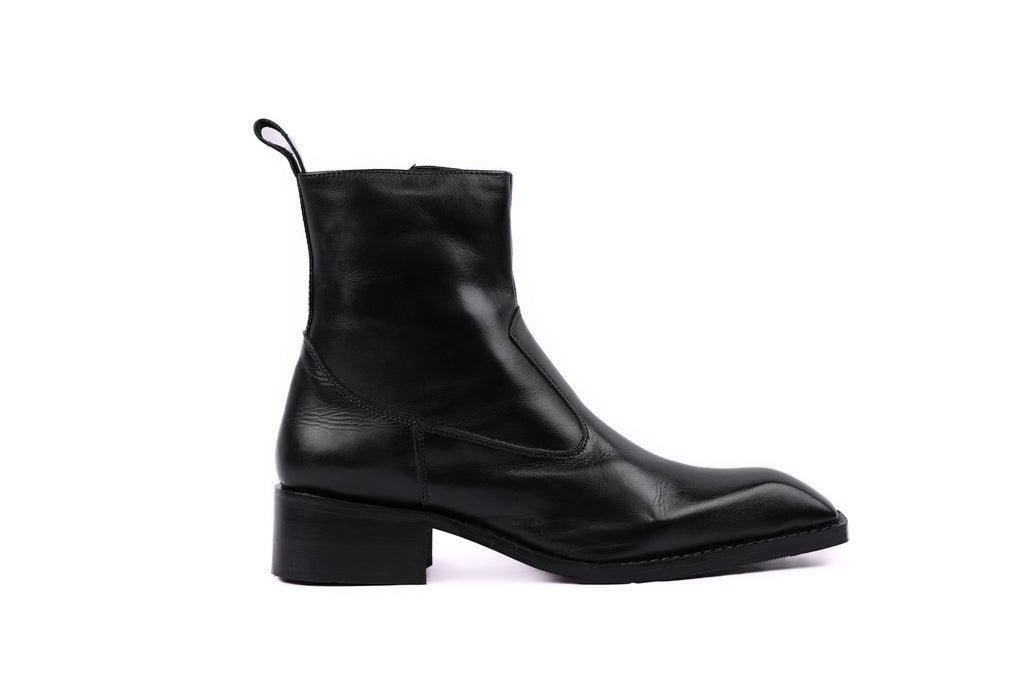 Onyx Calfskin Boots