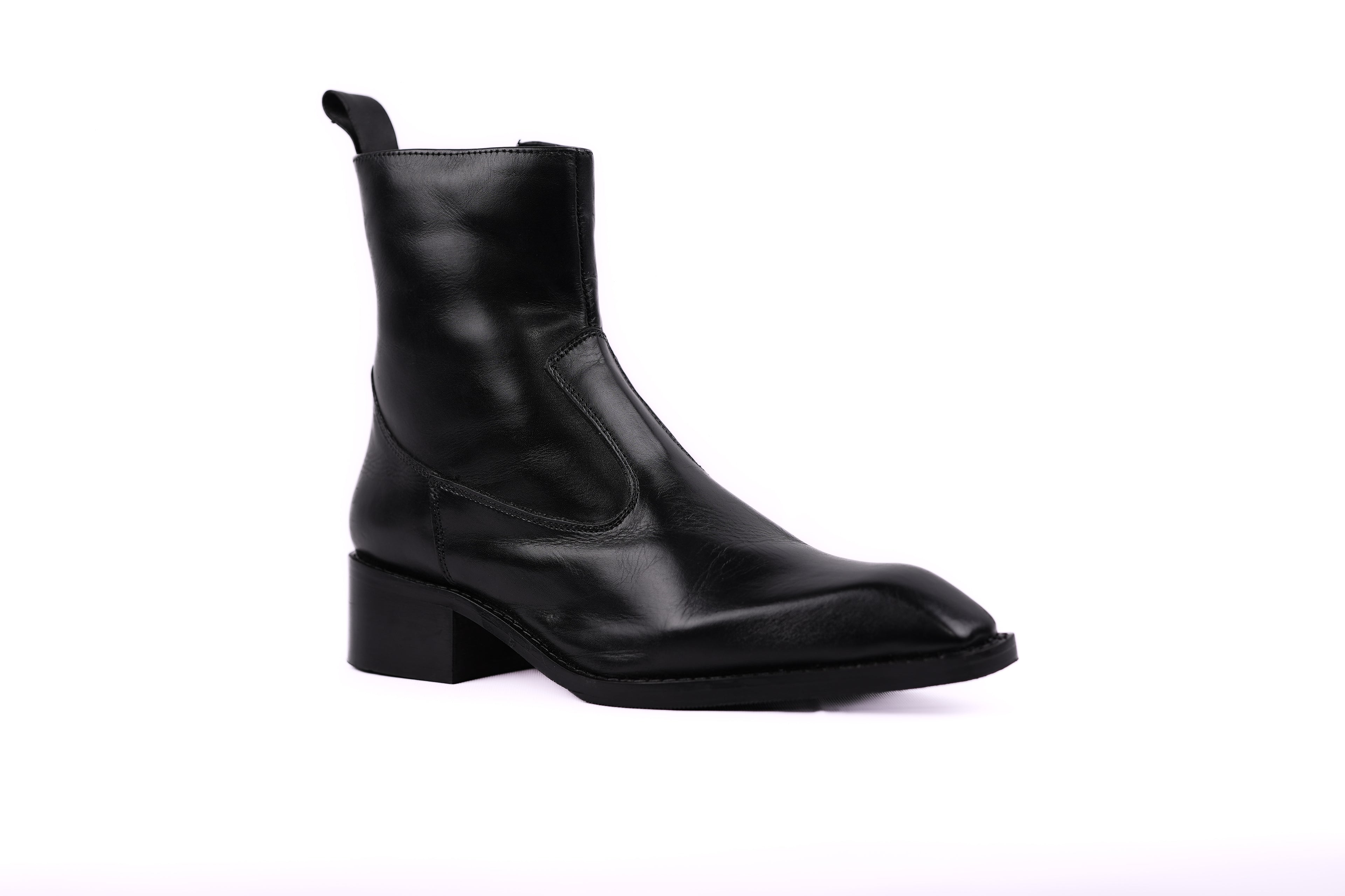 Onyx Calfskin Boots