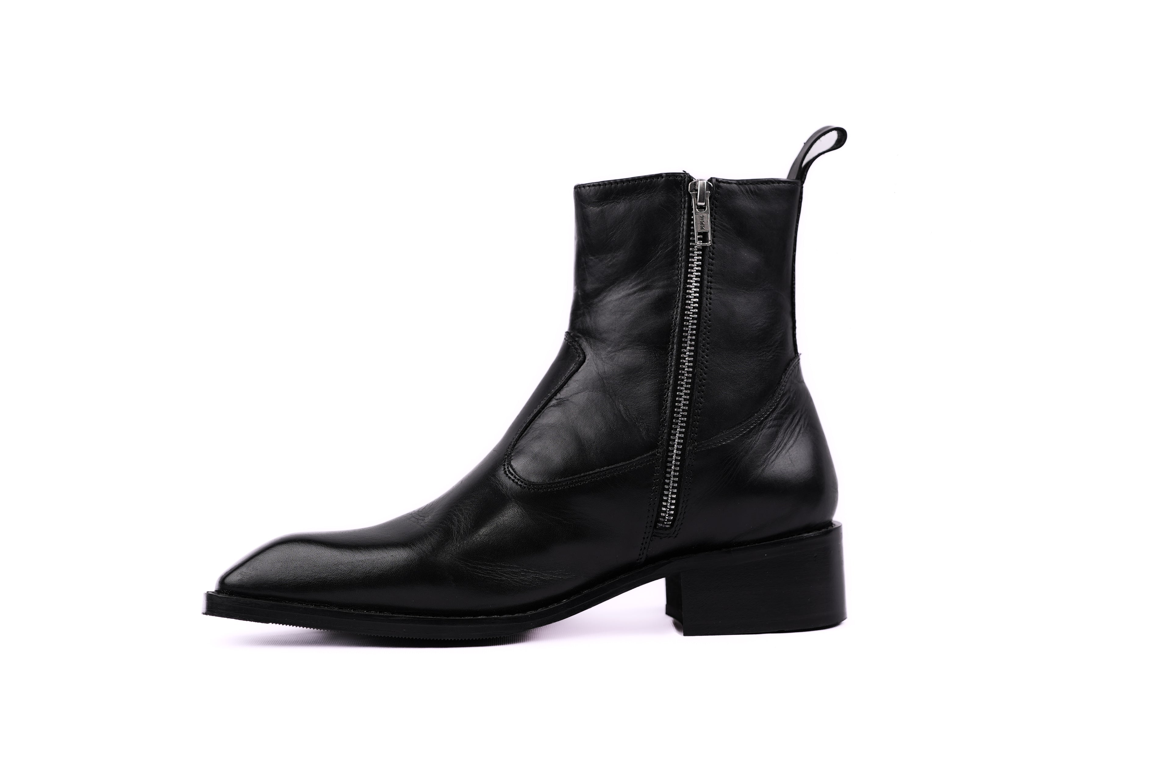 Onyx Calfskin Boots