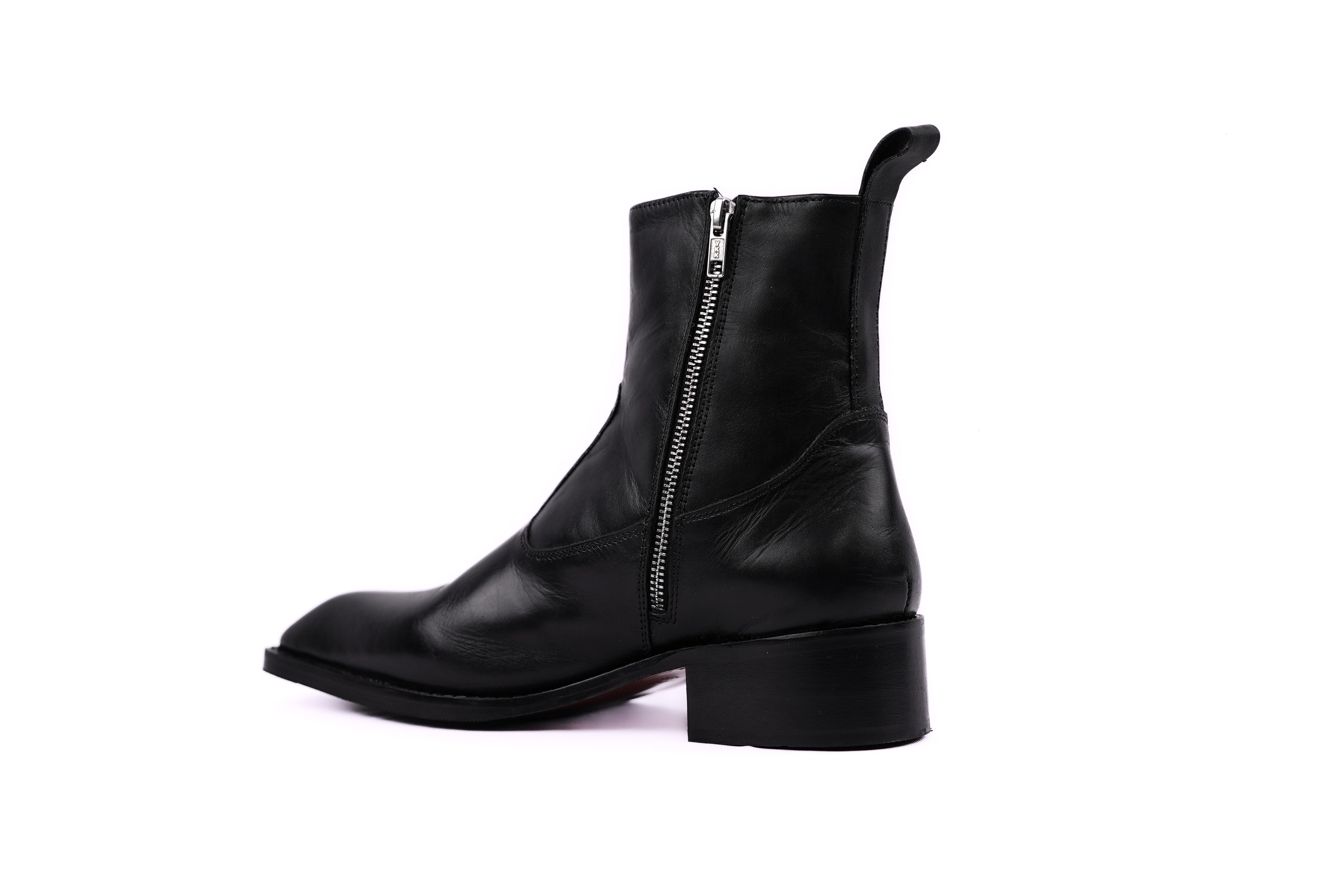 Onyx Calfskin Boots