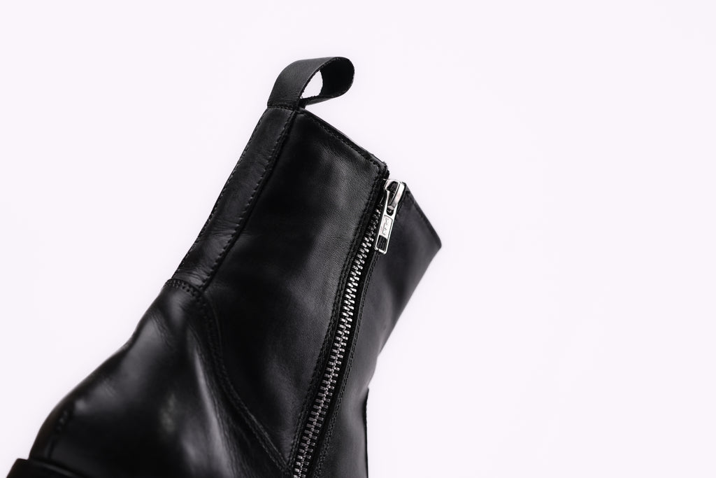 Onyx Calfskin Boots
