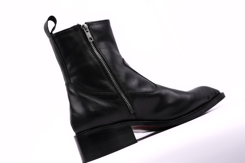 Onyx Calfskin Boots