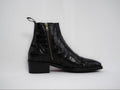 Onyx Caiman flat boots